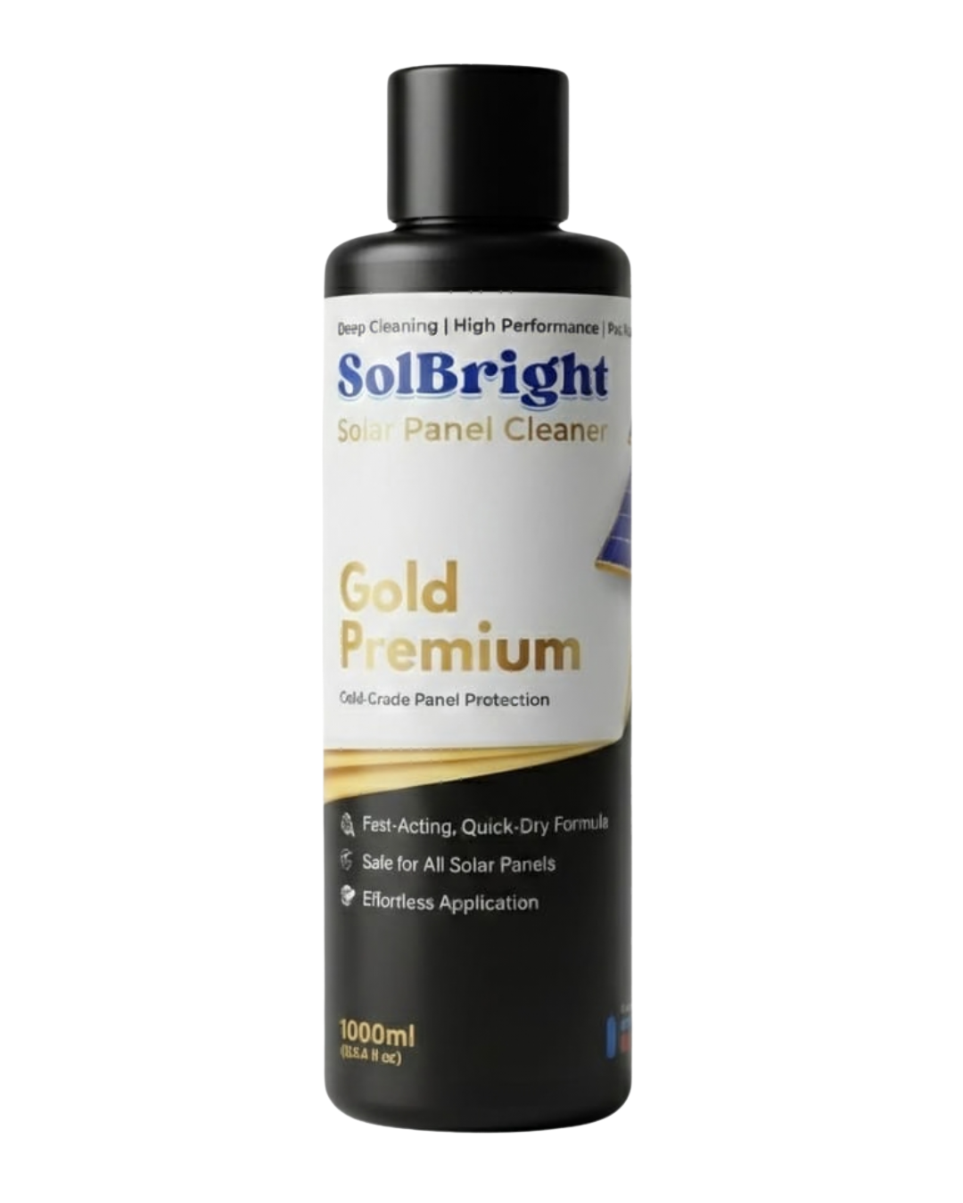 SolBright Gold Premium Solar Panel Cleaner – 1 Liter