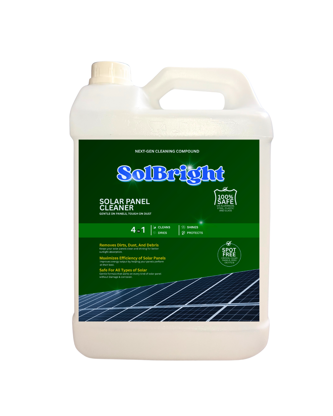 SolBright Regular Solar Panel Cleaner – 5 Liter